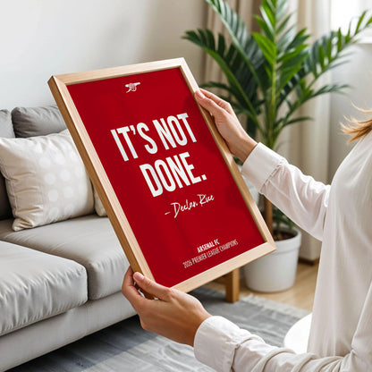 Arsenal Declan Rice Poster