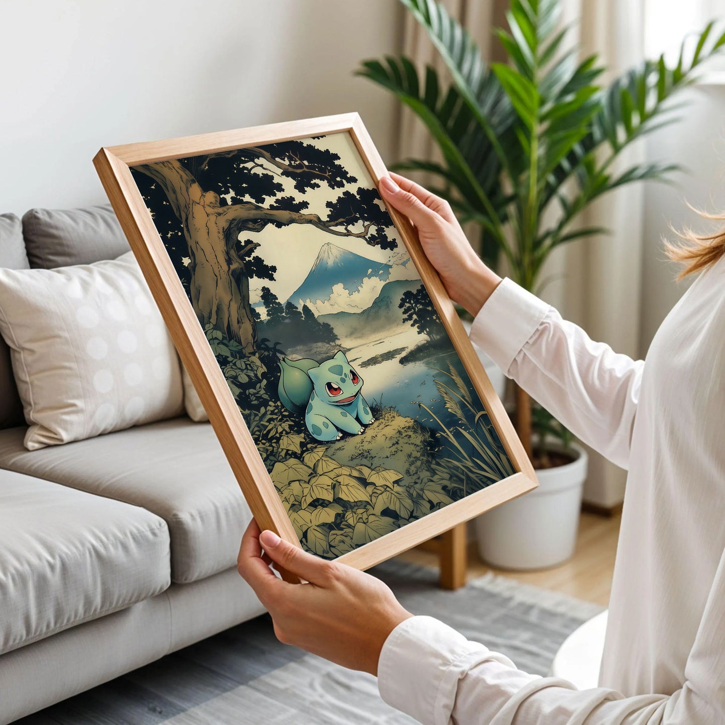 Bulbasaur Japanese Art Poster