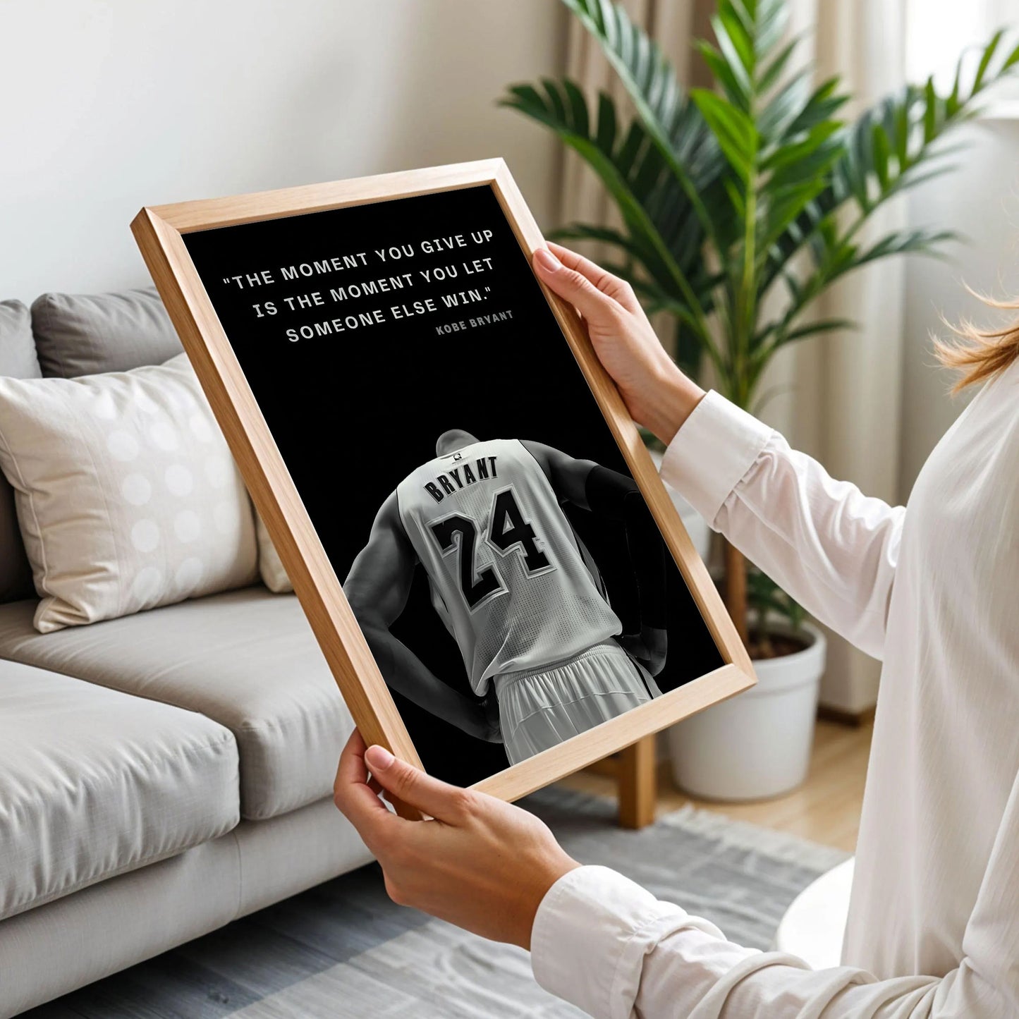Kobe Bryant The Moment You Give Up Poster