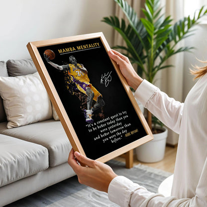 Basketball Poster, Kobe Bryant Art Print