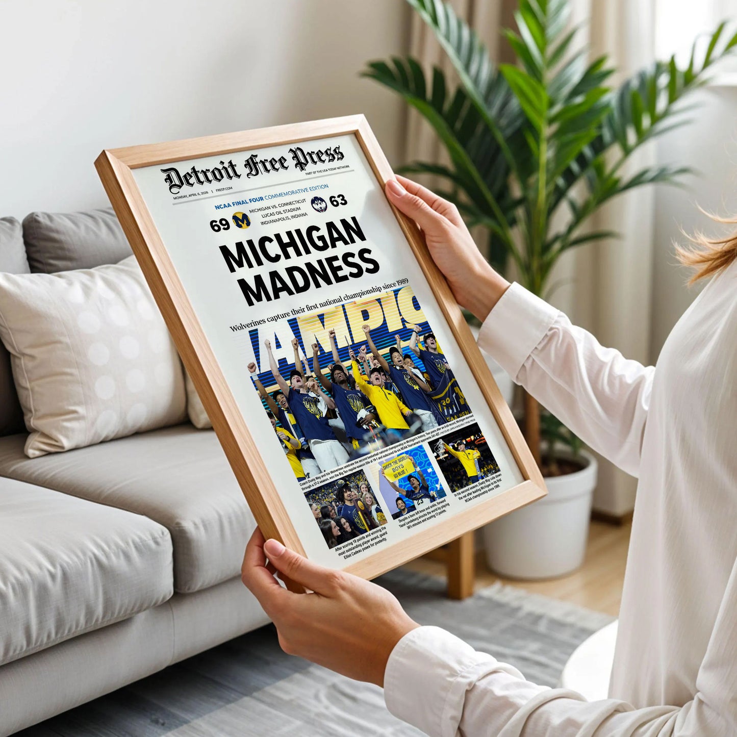 University of Michigan's 2026 NCAA Basketball Poster