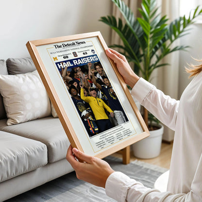 Michigan Wolverines 2026 Basketball Poster