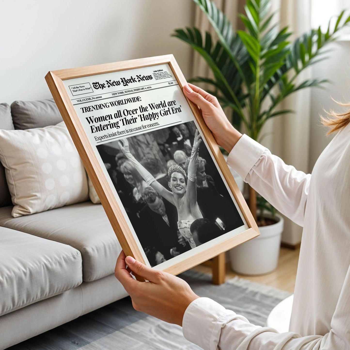 Happy Gỉrl Era Newspaper Poster