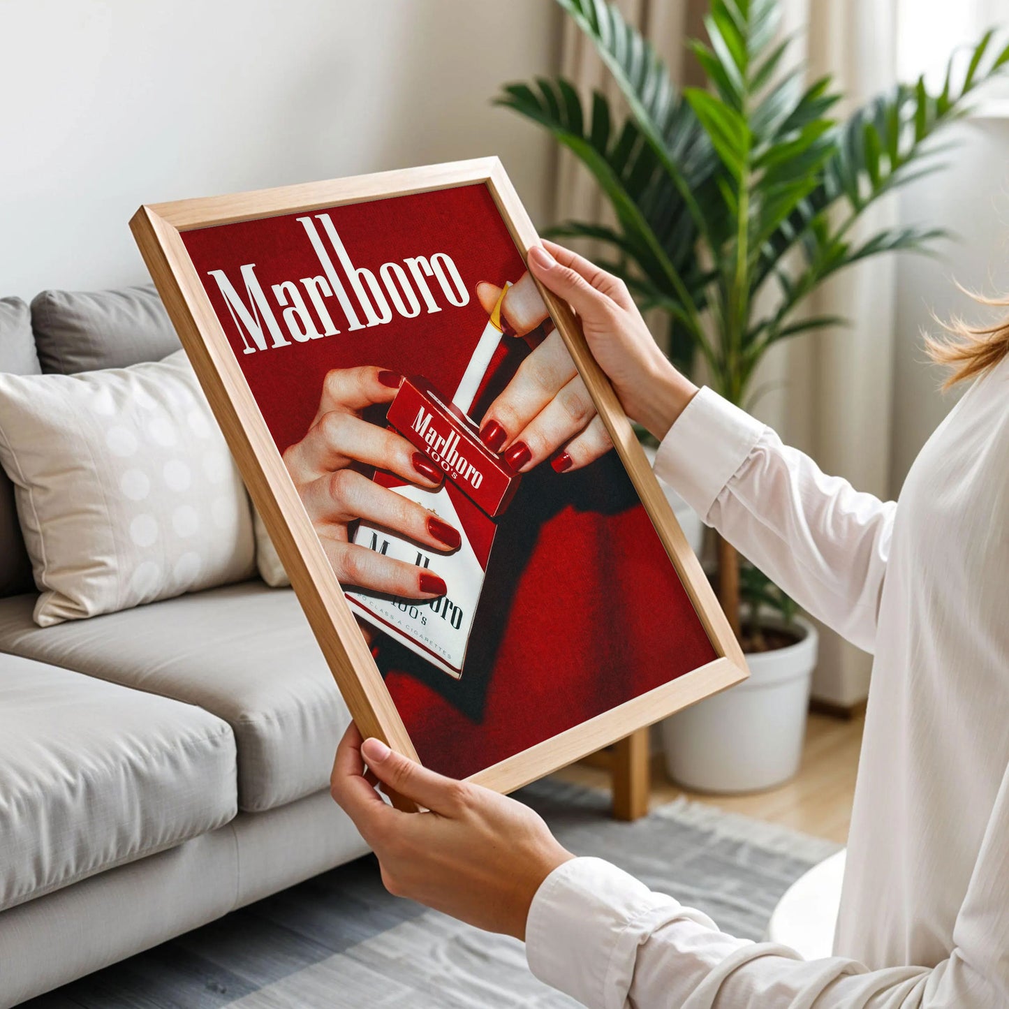Marlboro Cigarette Western Poster