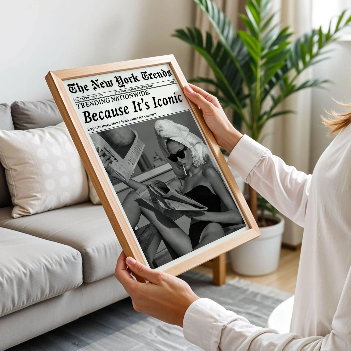 Because It's Iconic Newspaper Print