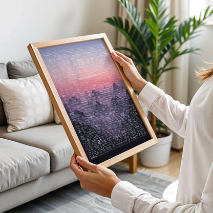 The Great Awakening Map Home Decor