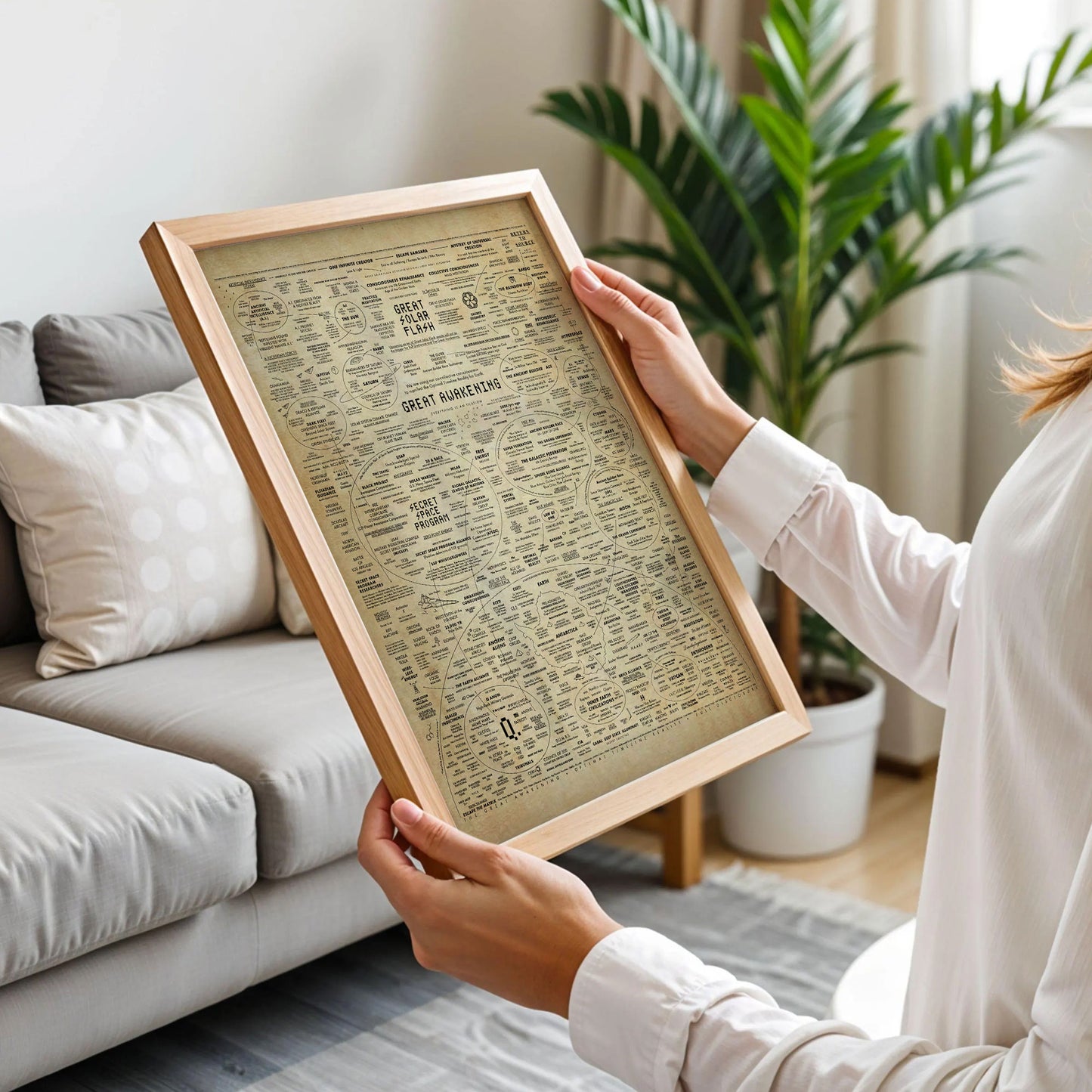 The Great Awakening Map Poster