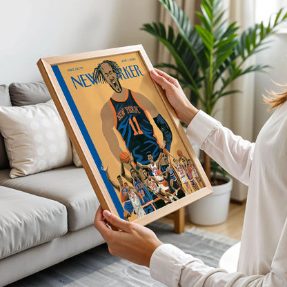 NY Knicks The New Yorker Poster