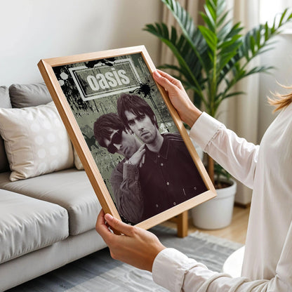 Oasis Liam and Noel Gallagher Poster