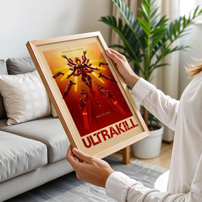 Ultrakill Video Game Poster