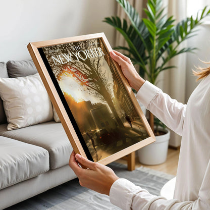 The New Yorker Winter Sun Art Print