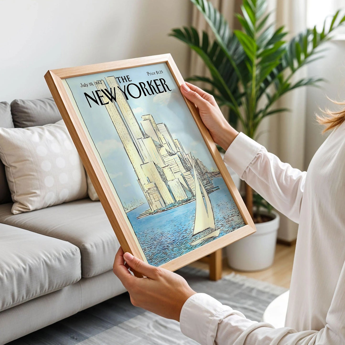 New Yorker Magazine Cover Print Art