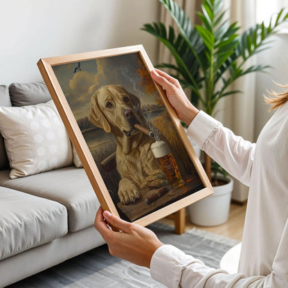 Labrador Retriever Ruff Day Wall Art