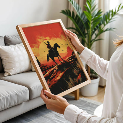 Western Cowboy Poster