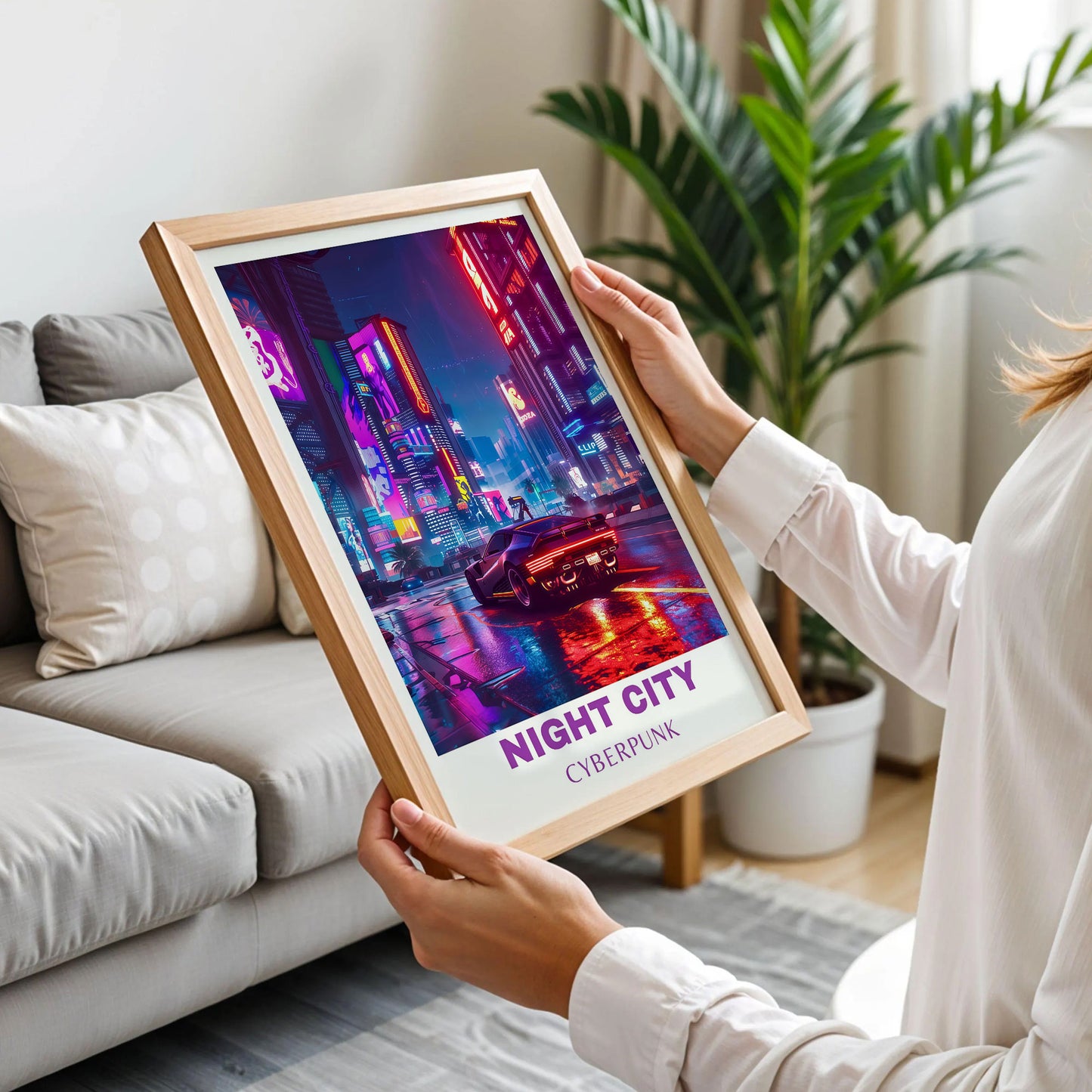 Night City Cyberpunk 2077 Poster