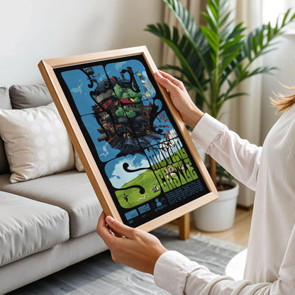 Howl's Moving Castle Studio Ghibli Poster