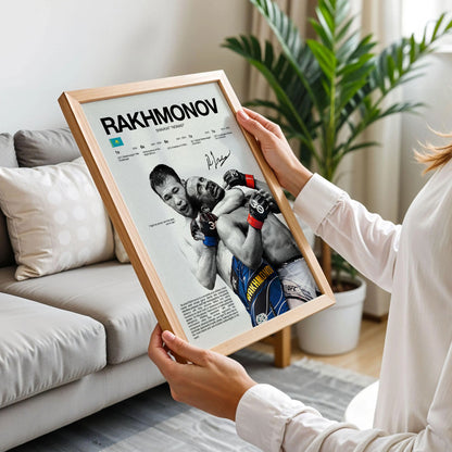 Shavkat Rakhmonov MMA Poster