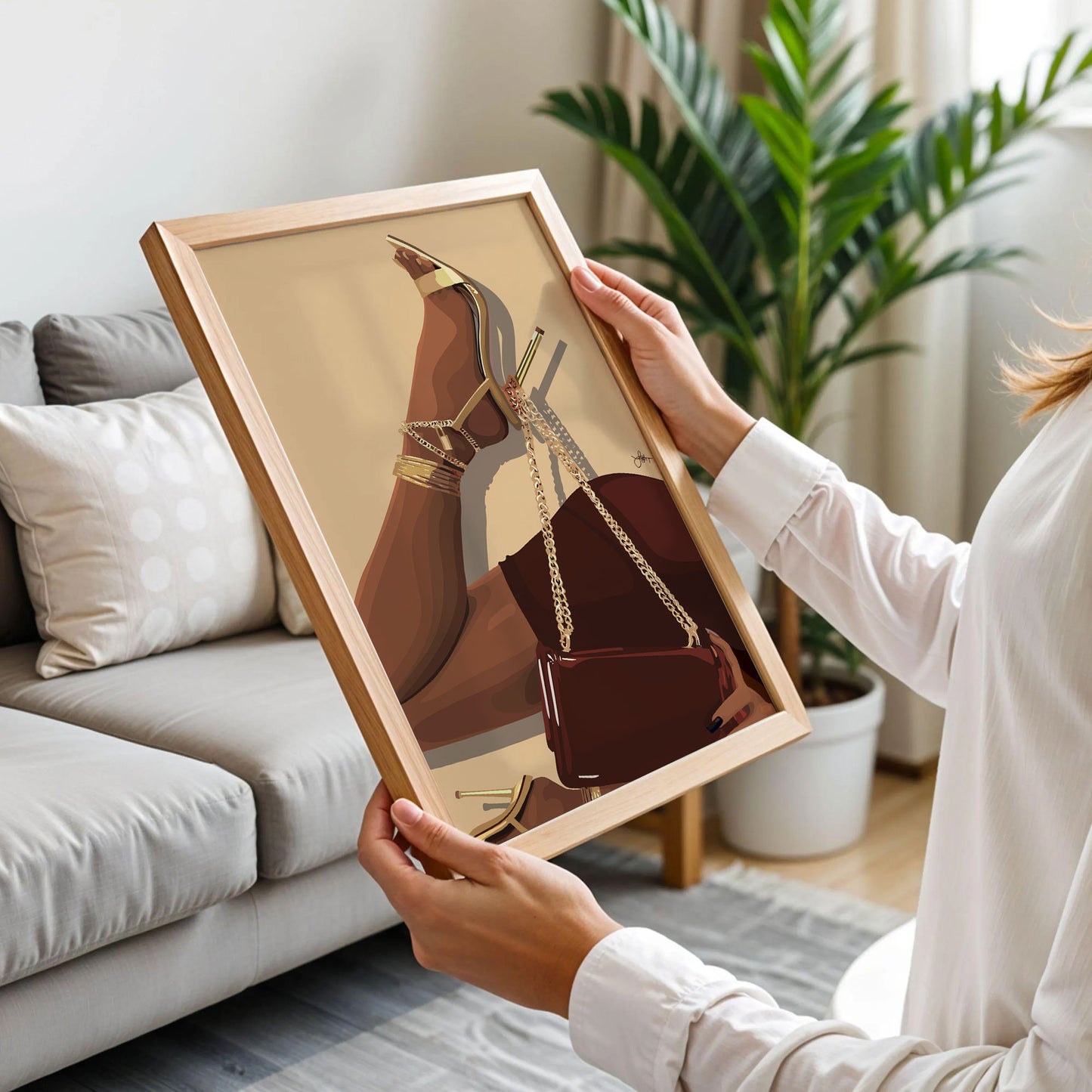 Black Woman Wall Art Decor