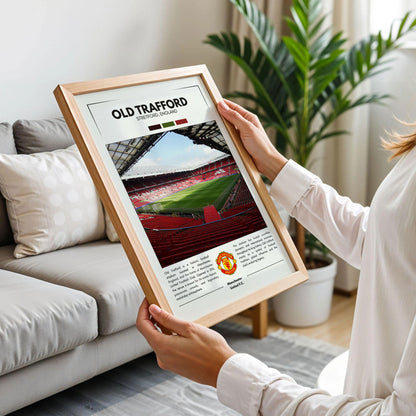 Old Trafford Stadium Poster