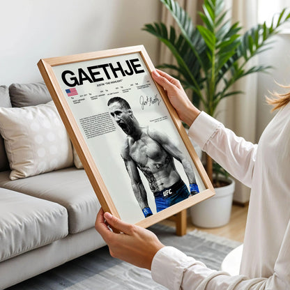 Justin Gaethje UFC Poster