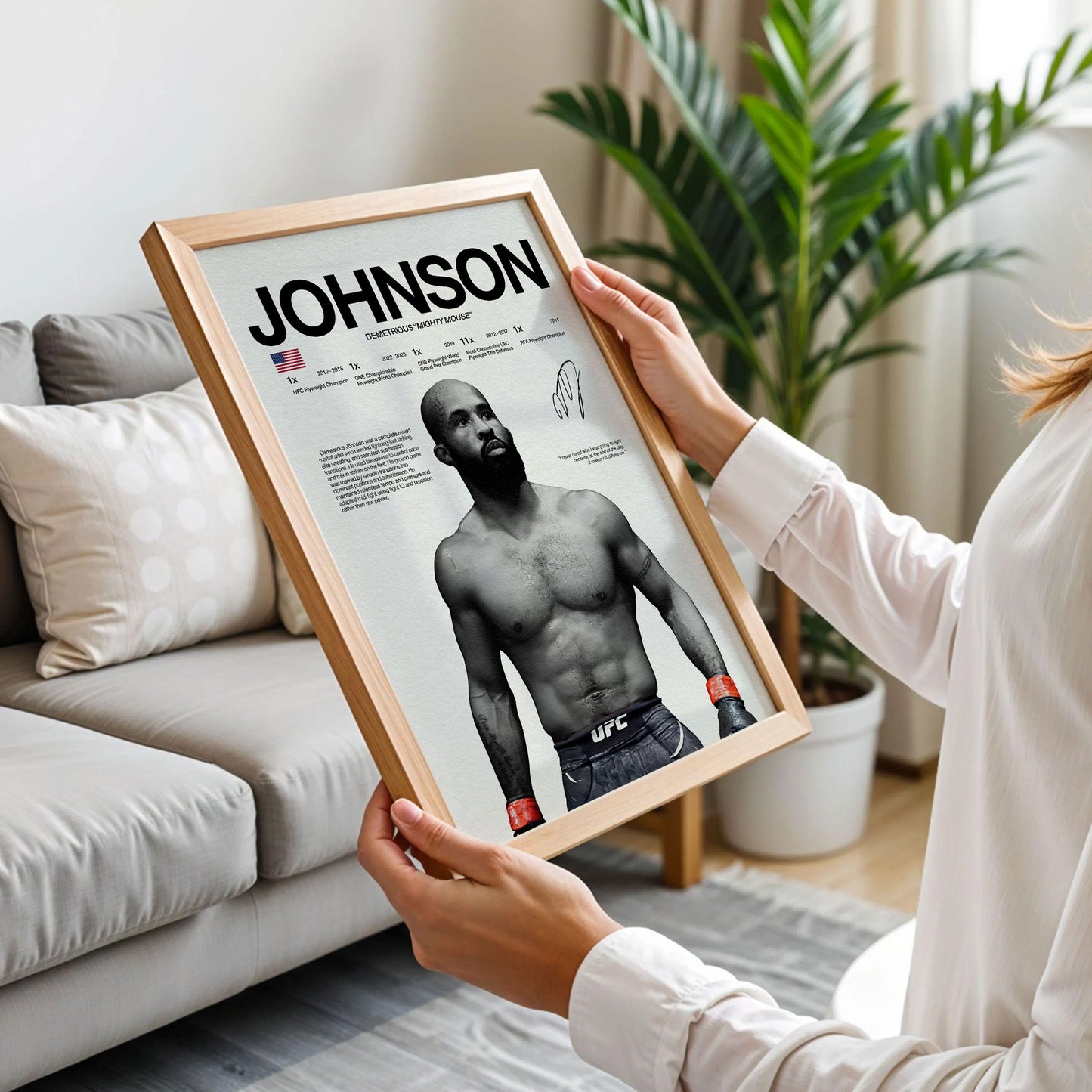 Demetrious Johnson Poster