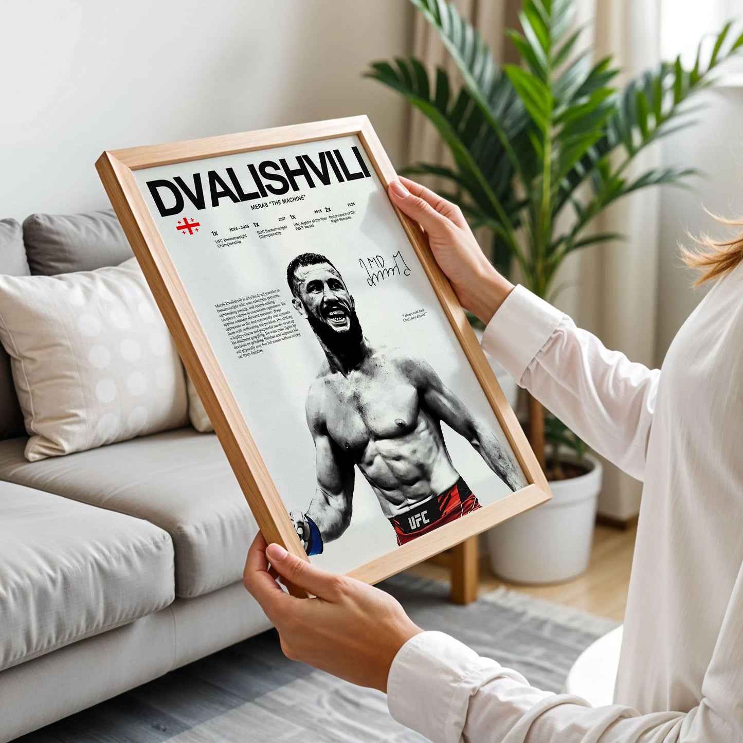 Merab Dvalishvili Poster