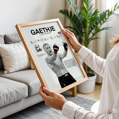 Justin Gaethje Art Print