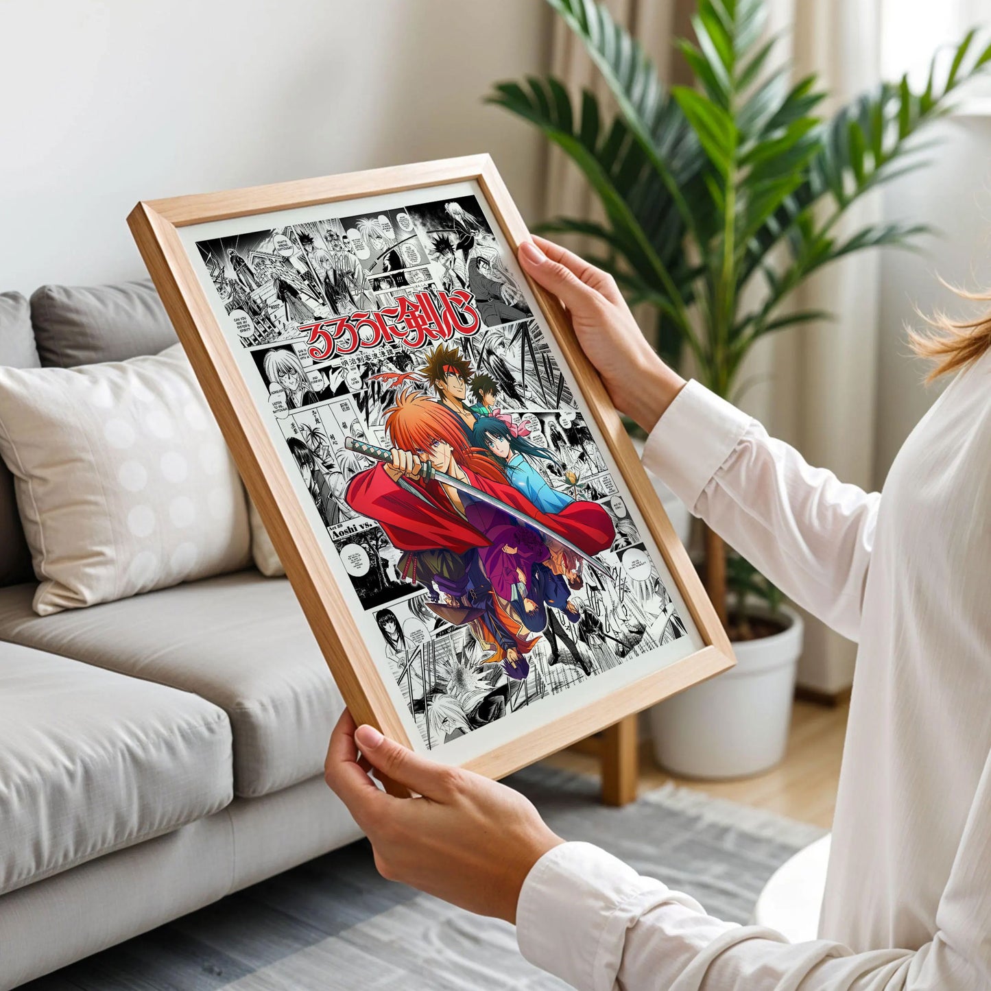 Kenshin Himura Rurouni Kenshin Anime Poster