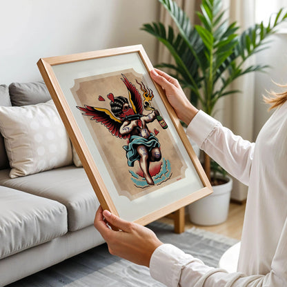Old School Tattoo Flash Art Print