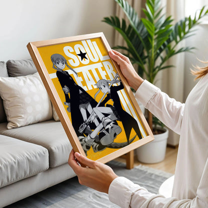 Soul Eater Maka Albarn and Soul Evans Poster