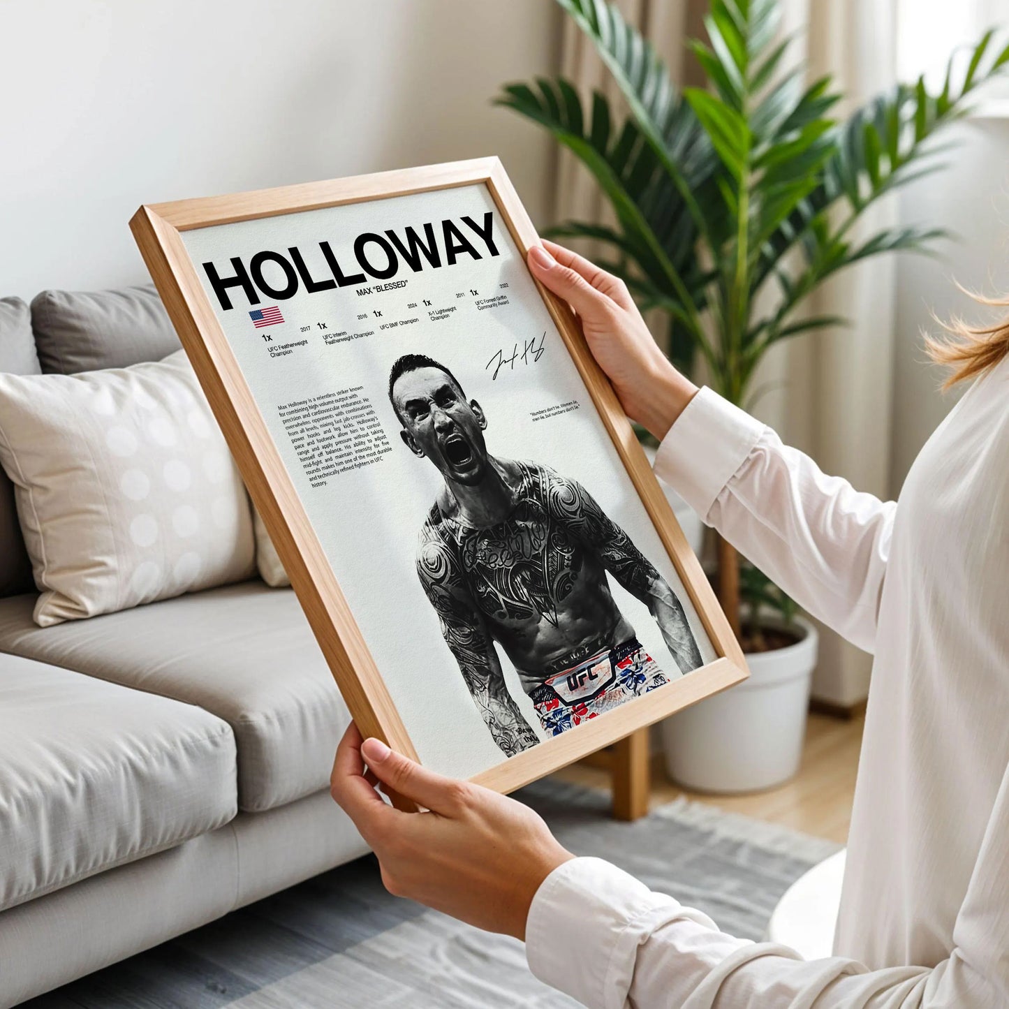 Max Holloway Poster