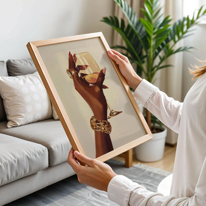 Black woman Trendy Wall Art