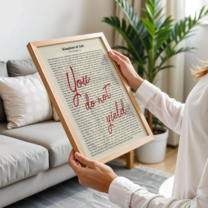 Retro You Do Not Yield Print