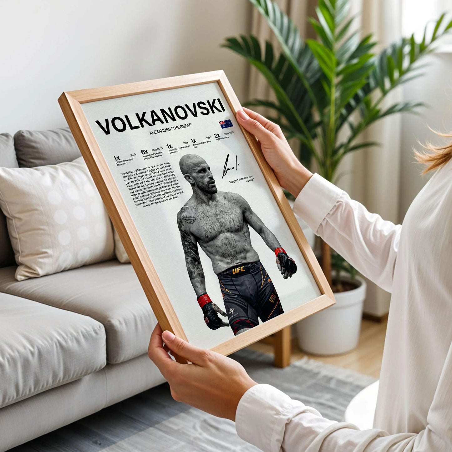 Alexander Volkanovski Poster