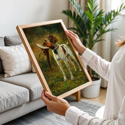 English Pointer Hunting Dog Print