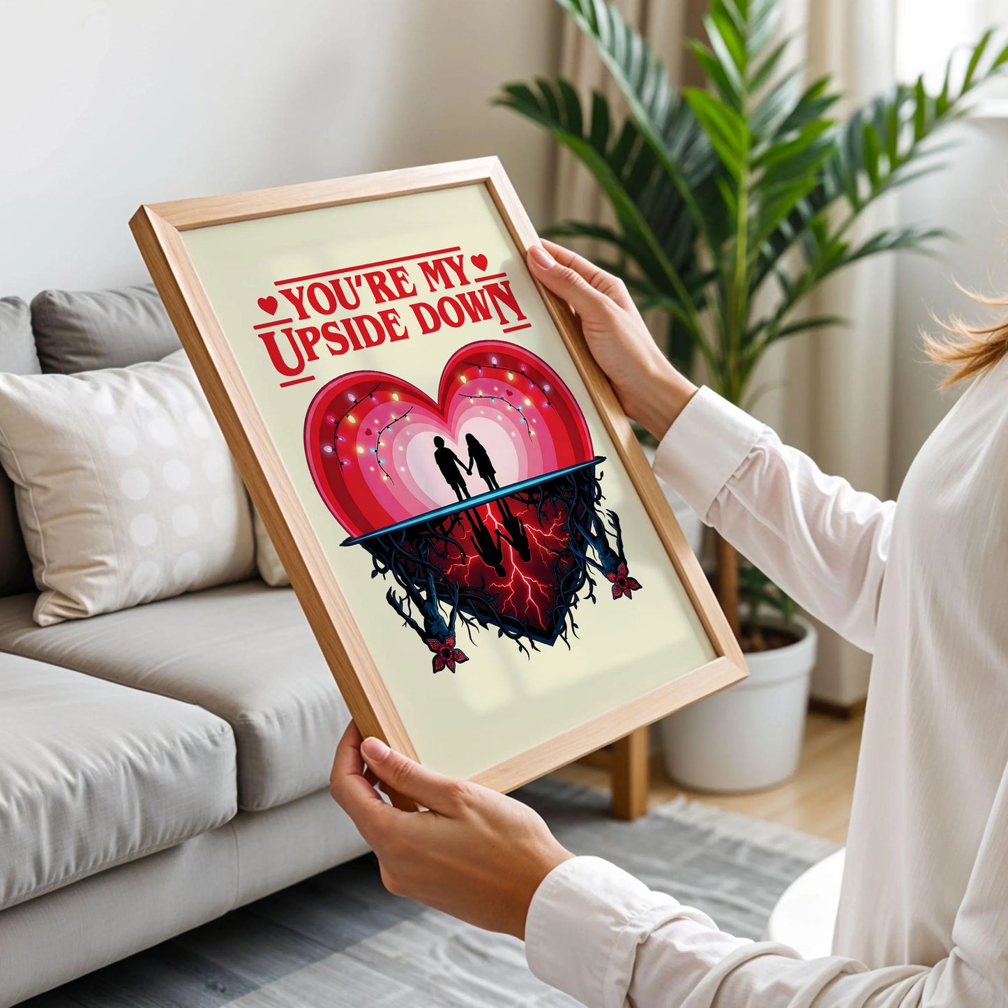 Stranger Things You're My Upside Down Poster