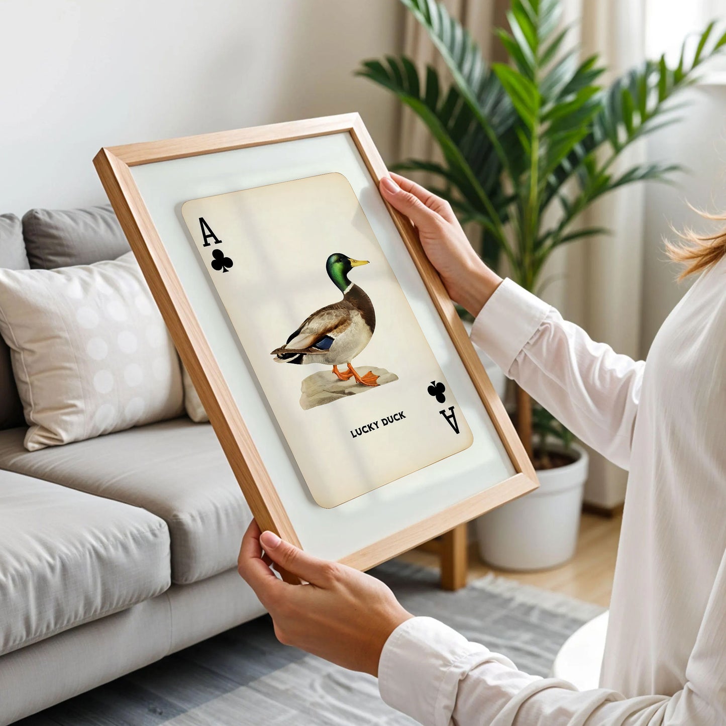 Lucky Duck Card Poster