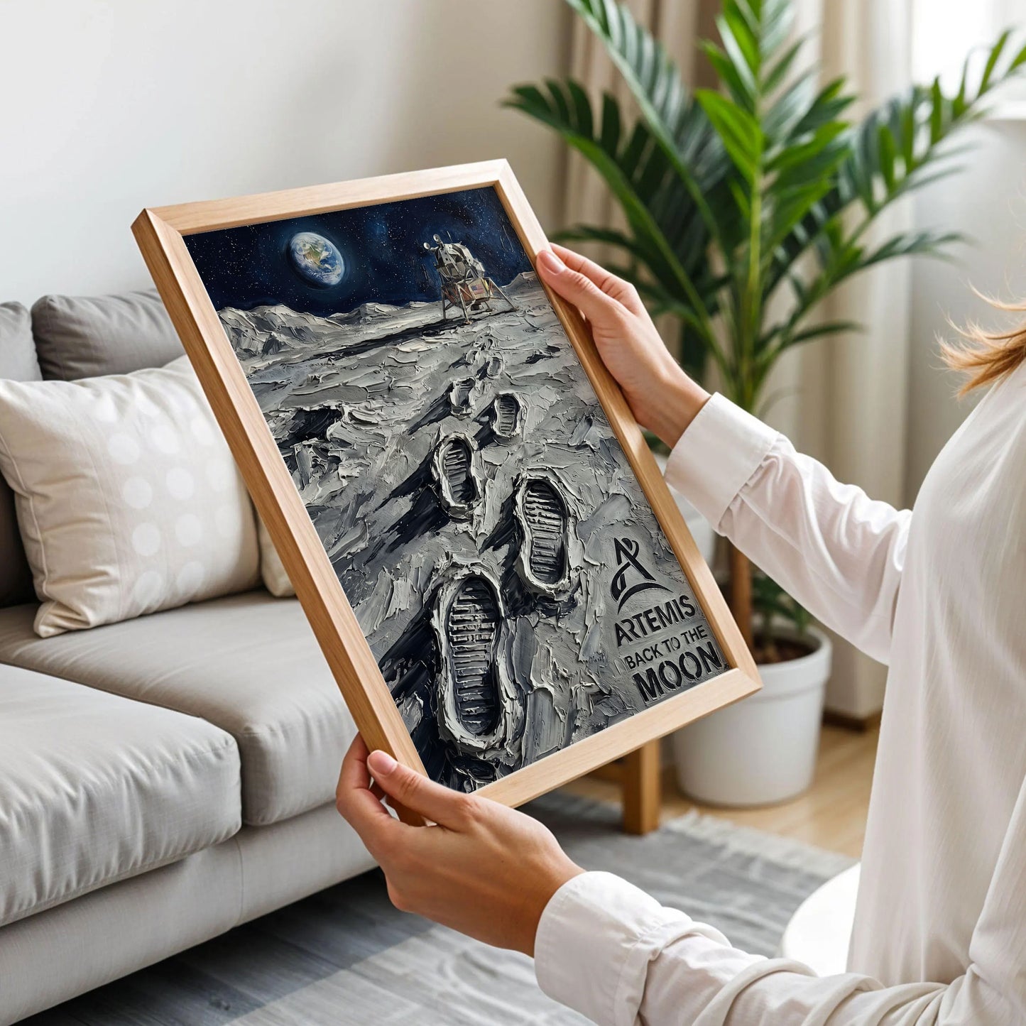 NASA Apollo 14 Moon Landing Concept Art