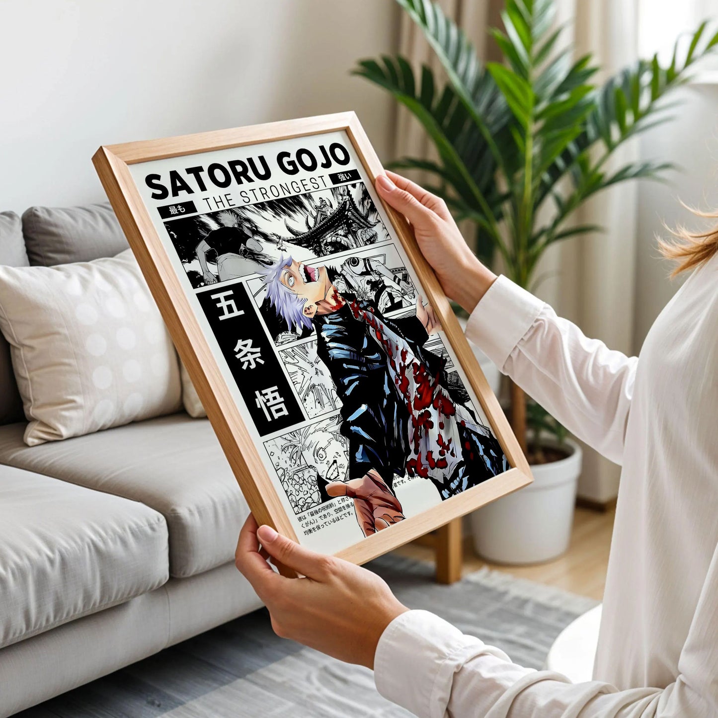 Satoru Gojo Jujutsu Kaisen Print Art