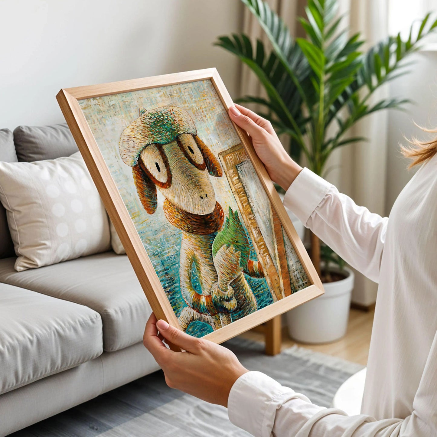 Van Gogh Smeargle Art Print