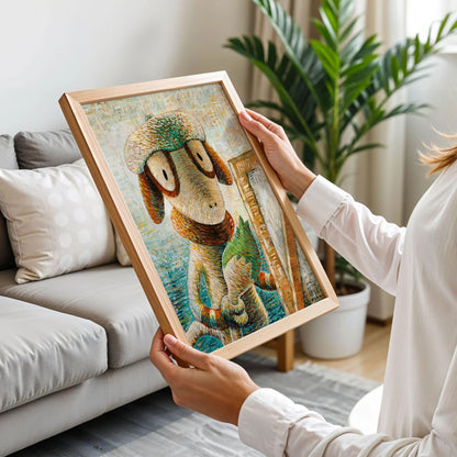 Van Gogh Smeargle Art Print