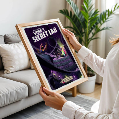 Yzma's Secret Lab Travel Poster
