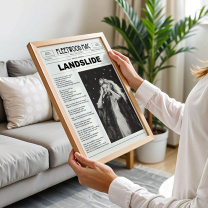 Fleetwood Mac Trendy Newspaper Art
