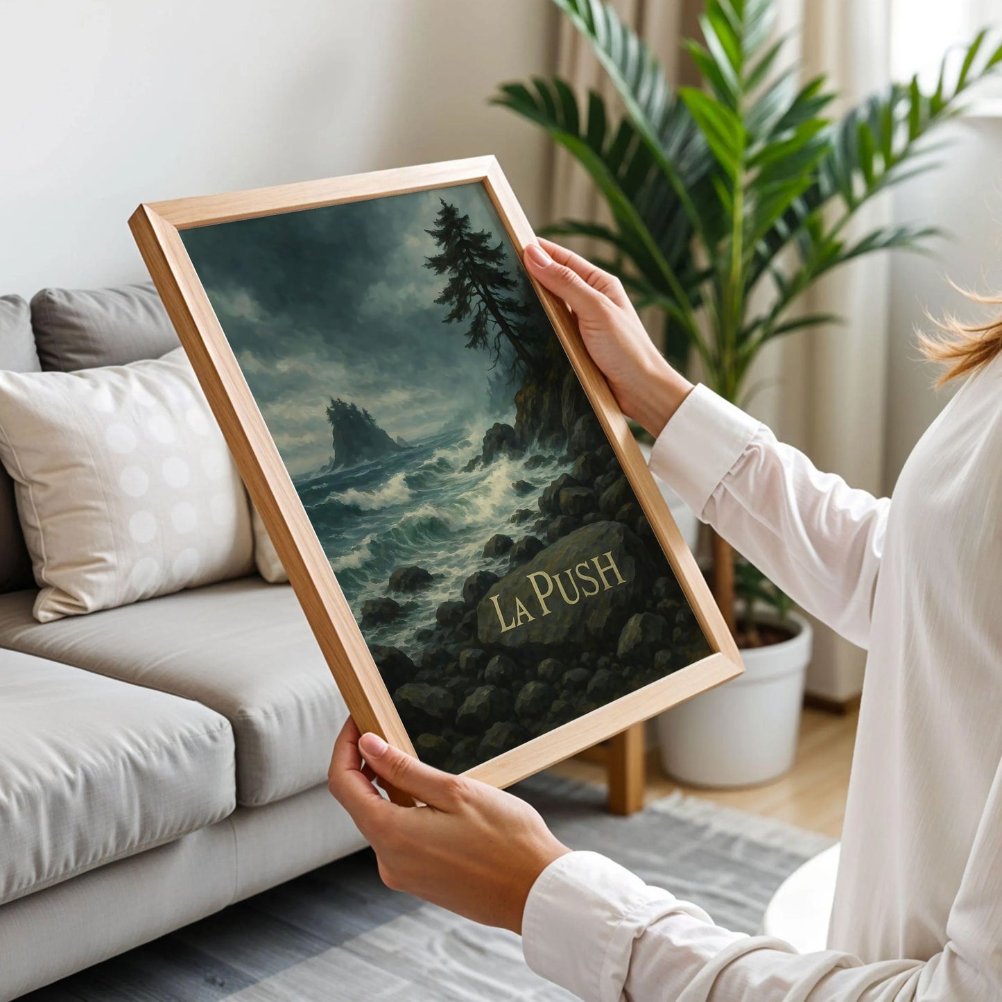 La Push Stormy Coast Poster