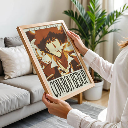 Cowboy Bebop Spike Spiegel and Faye Valentine Poster