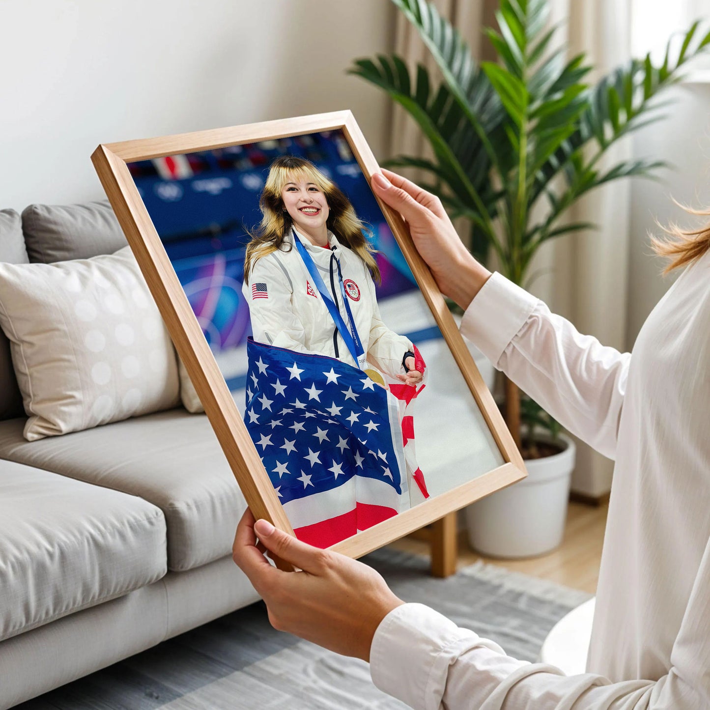 Alysa Liu Olympic Ice Skater Wall Art