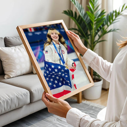 Alysa Liu Olympic Ice Skater Wall Art
