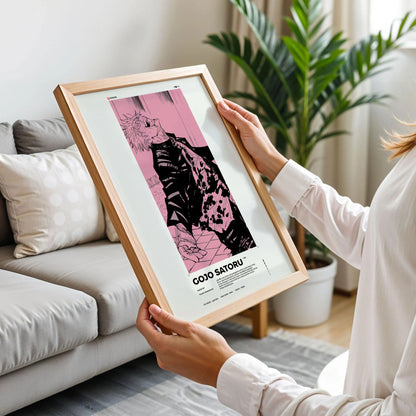 Satoru Gojo Manga Wall Art