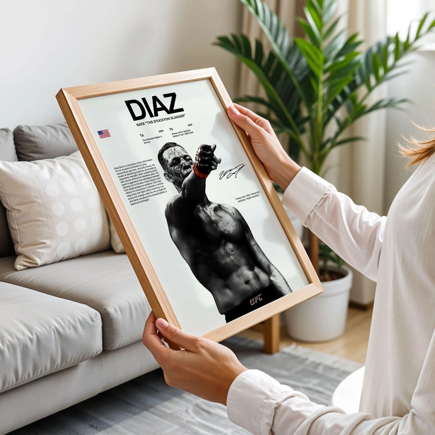 Nate Diaz Poster