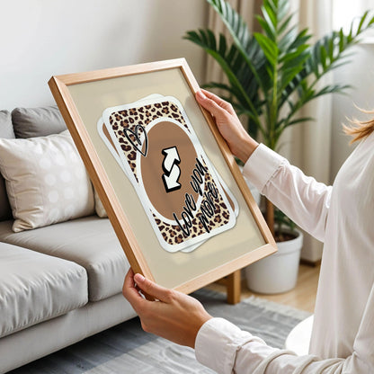 Love You More UNO Card Print